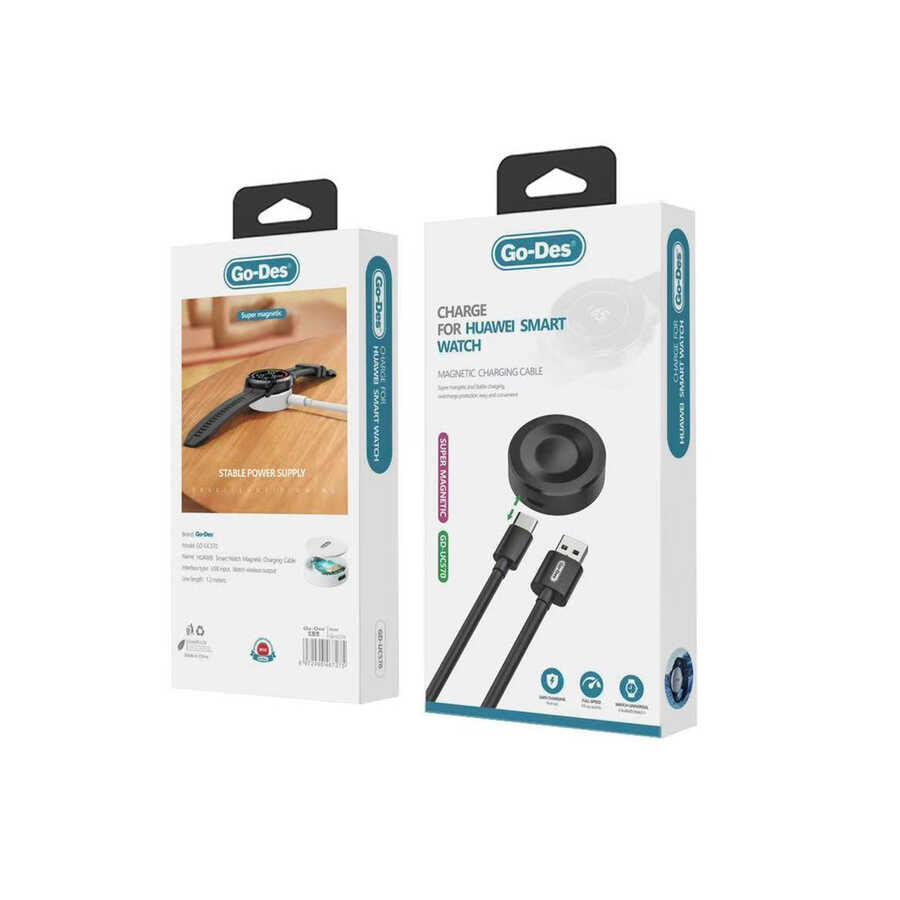 Go Des GD-UC570 Huawei Watch Akıllı Saat Magnetik Kablosuz Şarj Aleti - 2 Go Des GD-UC570 Huawei Watch Akıllı Saat Magnetik Kablosuz Şarj Aleti - 2